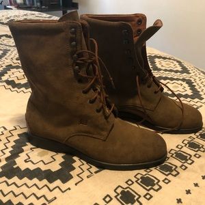 Fratelli Rossetti Suede Combat Boots